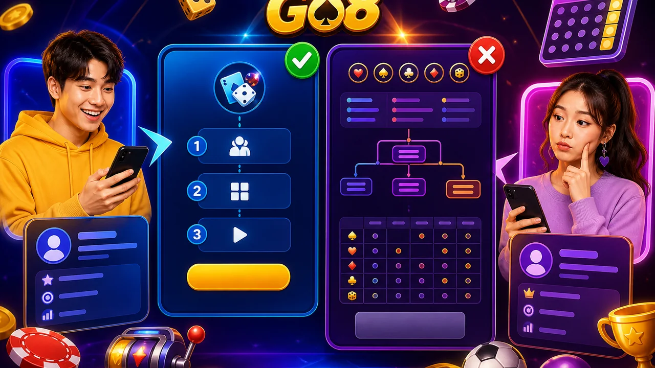 Chọn nhịp chơi vừa sức: go8 nên chọn game đơn giản hay nhiều luật?